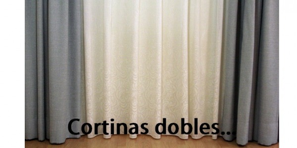 Cortinas dobles...