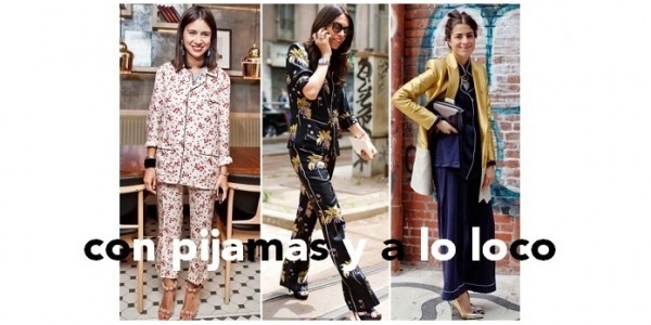 Tendencias con pijamas a la calle